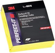 🟨 6 счётчиков 3m perfect-it нецарапающих супермягких тряпок для детей в жёлтом цвете логотип