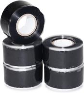 seal, repair, and bond with high-quality black self-fusing silicone rubber tape logo