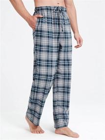 img 3 attached to 👖 SIORO Men's Flannel Sleepwear Lounge Pants - Comfortable Loungewear Bottoms