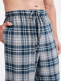 img 2 attached to 👖 SIORO Men's Flannel Sleepwear Lounge Pants - Comfortable Loungewear Bottoms