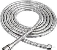 img 1 attached to 🚿 Klabb 59 Inches Extra Long Chrome Handheld Shower Hose with Brass Insert and Nut - Perfect for Enhanced Shower Experience! review by Hannah Curi