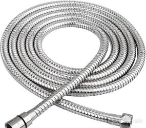 img 6 attached to 🚿 Klabb 59 Inches Extra Long Chrome Handheld Shower Hose with Brass Insert and Nut - Perfect for Enhanced Shower Experience!