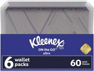 🧻 convenient kleenex everyday wallet tissues - bundle of six 10-count packs logo