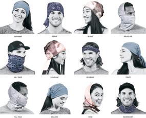 img 1 attached to 🧣 Ether Graphite Women's Scarves & Wraps: Standard Multifunctional Headwear