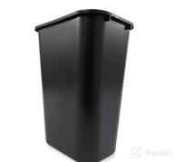 img 1 attached to 🗑️ Rubbermaid Commercial 10 Gallon Plastic Resin Deskside Wastebasket - Ideal for Office & Home, Beige review by Summer Hendricks