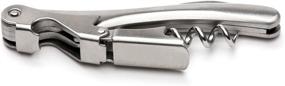 img 2 attached to 🍷 Outset Double-Hinged Stainless Steel Wine Corkscrew, 5.25 x 1.25 x 0.5 inches