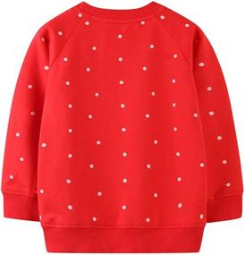 img 3 attached to LUMMY KIDS Toddler Sweatshirt Outfits Outdoor Recreation