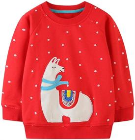 img 4 attached to LUMMY KIDS Toddler Sweatshirt Outfits Outdoor Recreation