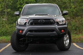 img 1 attached to Lamin-x Amber Fog Light Covers - Custom Fit for Toyota 4Runner Round (2014 and newer)