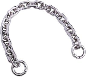 img 4 attached to 👜 Tourdream Heavy Chunky Bag Chain - Metal Purse Handle Handbag Shoulder Strap Replacement - Dumpling Cloud Pouch Chain