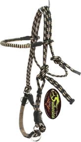 img 4 attached to Southwestern Equine Braided Halter Black