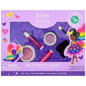 img 4 attached to 🦋 Luna Star Naturals Klee Kids 4 PC Makeup Up Kits with Compacts (Butterfly Fairy) - Let Your Little Ones Embrace their Inner Fairies with this All-Natural Makeup Set