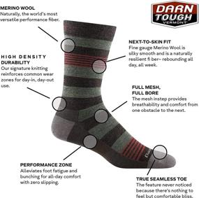 img 2 attached to 🧦 DARN TOUGH (6033) Oxford Crew: The Ultimate Lightweight Men's Sock