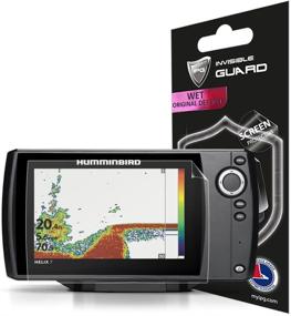 img 4 attached to IPG Helix 7 Chirp DI G2 / DI GPS G2 / GPS G2 Fish Finder Screen Protector: Invisible Film Guard with Lifetime Replacement Warranty - Bubble-Free by IPG