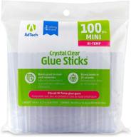 🔥 adtech w229-34zip100 mini hot glue sticks, clear - 100 count logo