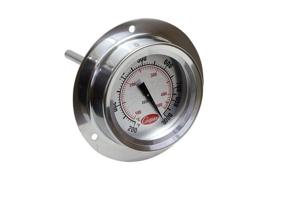 img 1 attached to 🌡️ Cooper-Atkins 2225-20: Stainless Steel Bi-Metals Industrial Flange Mount Thermometer for 200-1000°F Temperature Range