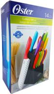 oster multicolor cutlery storage block logo