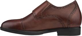 img 2 attached to CALTO G65771 2 8 Increasing Elevator Cap Toe Men's Shoes