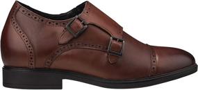 img 3 attached to CALTO G65771 2 8 Increasing Elevator Cap Toe Men's Shoes