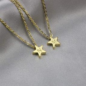 img 1 attached to 🌟 JoycuFF Dainty Star Necklace: Personalized Jewelry for Her - Ideal Birthday Gifts for Daughter, Sister, Best Friend, Mom, Granddaughter, Bridesmaid, or Girlfriend