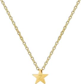 img 4 attached to 🌟 JoycuFF Dainty Star Necklace: Personalized Jewelry for Her - Ideal Birthday Gifts for Daughter, Sister, Best Friend, Mom, Granddaughter, Bridesmaid, or Girlfriend