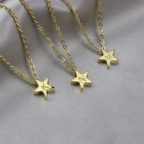 img 2 attached to 🌟 JoycuFF Dainty Star Necklace: Personalized Jewelry for Her - Ideal Birthday Gifts for Daughter, Sister, Best Friend, Mom, Granddaughter, Bridesmaid, or Girlfriend