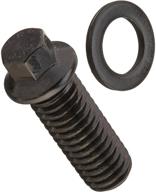 🔩 high-quality arp 100-1110 1001110 header bolts: hex style heads, chrome moly steel, black oxide finish - set of 16 logo