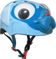 🔵 eye-catching bell raskullz pugsley pug blue helmet with googly eyes – enhancing safety and style logo