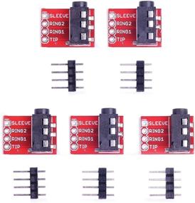 img 4 attached to Модуль разъема для наушников Onyehn TRRS 3.5 мм (5 штук) для Arduino - расширение функциональности подключения аудио наушников, видео и MP3