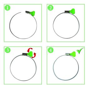 img 1 attached to 🔧 Versatile GLIDESTORE Stainless Adjustable Diameter Plastic: A game-changer for all your household needs!