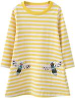 👗 kissourbaby cute cartoon girls' clothing: little dresses t-shirt logo