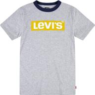 levis boys graphic t shirt peacoat logo