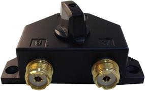 img 1 attached to 📻 TW-102 2-Position Coaxial Switch for HAM CB or HF/VHF/UHF Radios - Dual-band Antenna Switch with UHF Female (SO-239) Connector, Plated Golden