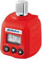 🔩 acdelco arm602-4 1/2” heavy duty digital torque adapter – iso 6789 certified with buzzer & led flash notification, calibration certificate logo