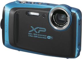 img 2 attached to 📷 Buy Fujifilm FinePix XP120 Sky Blue Waterproof Camera - XP130, 2.78" x 4.34" x 1.26