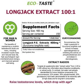 img 3 attached to 🌱 Premium Longjack Powder: 100 to 1 Tongkat Ali Root Extract - Natural T-Booster, Pure & Additive-Free, 60g