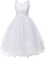 olivia koo girls graceful first communion dress: sizes 2-16 – elegant & stylish logo