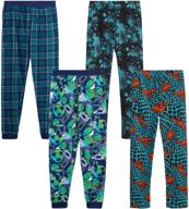 👖 quad seven boys' fleece sweatpants - 4 pack of classic lounge sweatpants or joggers (sizes 8-18) logo