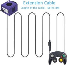 img 2 attached to 🎮 4-Pack of Ssgamer 4X 6ft Extension Cables for Nintendo Wii and Gamecube: Enhance Connectivity for Wii Gamecube GCN
