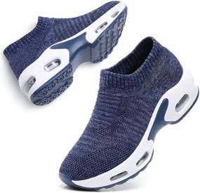 img 4 attached to 👟 Xikete Women's Athletic Sneakers: Lightweight, Breathable & Resistant Footwear