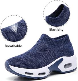 img 2 attached to 👟 Xikete Women's Athletic Sneakers: Lightweight, Breathable & Resistant Footwear