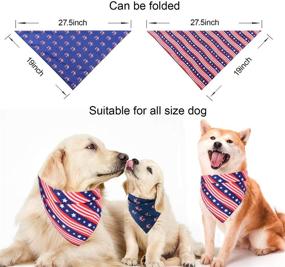 img 3 attached to Bandanas American Independence Scarfs Medium