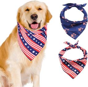 img 4 attached to Bandanas American Independence Scarfs Medium