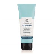 🌊 the body shop seaweed pore-cleansing facial exfoliator, 3.3 fl. oz. logo