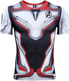 img 4 attached to 👕 Men's Short Sleeve 3D Print T-Shirt: Quantum War Compression Shirt in Endgame Design