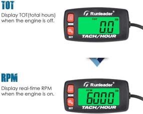 img 3 attached to 🕒 Runleader Digital Engine Hour Meter and Maintenance Reminder for All Gas Powered Equipment - Button-RD