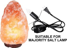 img 3 attached to 🔌 Venforze Himalayan Salt Lamp Cord (5ft Cord with Metal Clip), Dimmer Switch, Genuine Replacement Cord, and 6-Pack E12 Halogen Salt Lamp Bulbs