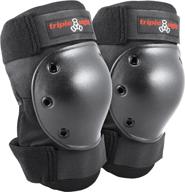 🛹 pair of triple eight kp pro skateboarding knee pads - ideal for professional skaters logo