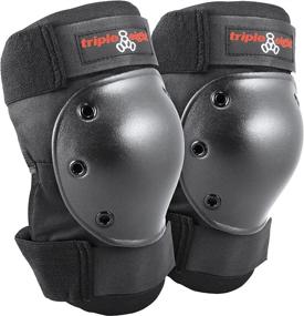 img 4 attached to 🛹 Pair of Triple Eight KP Pro Skateboarding Knee Pads - Ideal for Professional Skaters
