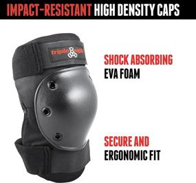 img 3 attached to 🛹 Pair of Triple Eight KP Pro Skateboarding Knee Pads - Ideal for Professional Skaters